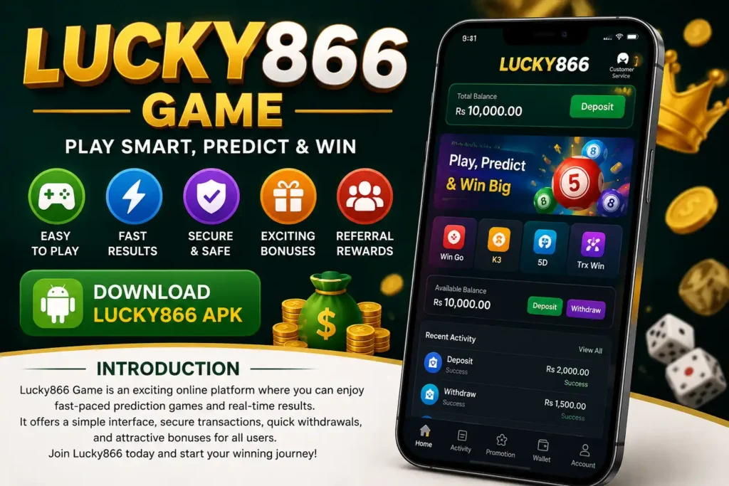 Lucky 866 Game Display